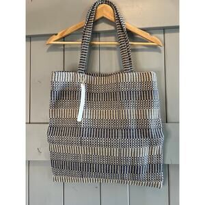 Korrisa Woven Tote Bag, Navy, NWOT